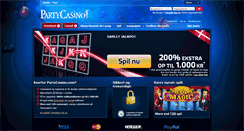 Desktop Screenshot of da.partycasino.com